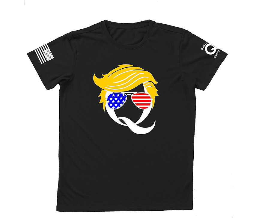 Cool Trump Hair Q Shades T Shirt